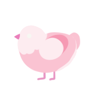 babuy, a rose chicken with a head pattern