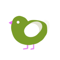 (unnamed), a chartreuse and white chicken