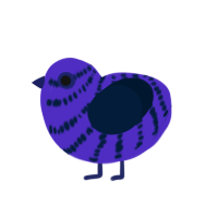 (unnamed), a indigo and tumblr chicken with a bar pattern