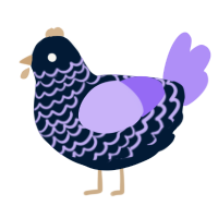 (unnamed), a tumblr and lilac chicken with a lace pattern
