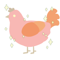 A leaf and sea chicken