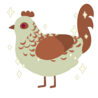 ufs wood shavings, a silver and russet chicken with a half-lace pattern