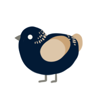 (unnamed), a tumblr and beige chicken with a neck-band pattern