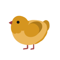 (unnamed), a honey and ochre chicken with a head pattern