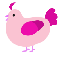 GetInto Hypnosis Mic, a rose and fuchsia chicken