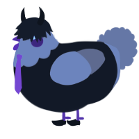 A sable and brown chicken with a head pattern
