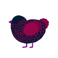 Fountain Pen, a tumblr and maroon chicken with a lace pattern