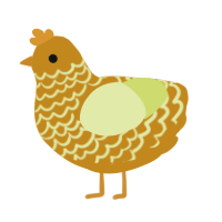 g1 failure, a ochre and lemon chicken with a lace pattern