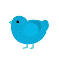 (unnamed), a cerulean chicken with a lace pattern