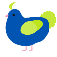CoolMathGames, a ultramarine and lime chicken