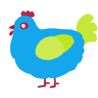 A sky and lime chicken