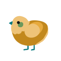 (unnamed), a ochre and honey chicken with a head pattern