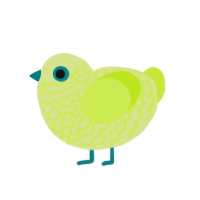 (unnamed), a lemon and lime chicken with a lace pattern