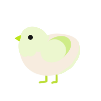 (unnamed), a cream and apple chicken with a head pattern