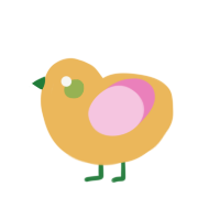 g, a honey and pink chicken