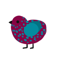 (unnamed), a maroon and sea chicken with a speckle pattern