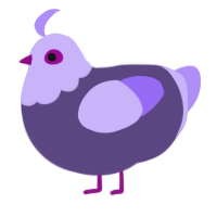 (unnamed), a overcast and lilac chicken with a head pattern