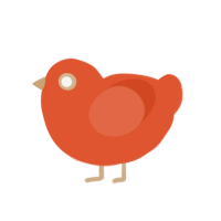 (unnamed), a vermilion chicken