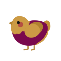 (unnamed), a wine and gold chicken with a head pattern