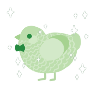 (unnamed), a gluppy chicken with a lace pattern