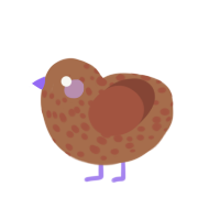 (unnamed), a brown and russet chicken with a speckle pattern