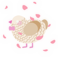 Razeibaby, a cream and beige chicken with a lace pattern