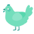 Haunt, a mint chicken