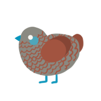 Dato Headache, a ash and russet chicken with a lace pattern