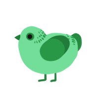 (unnamed), a spring and viridian chicken with a neck-band pattern