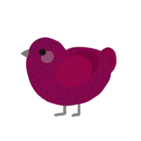 (unnamed), a wine and maroon chicken with a lace pattern