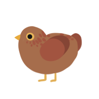 Honey Roasted Peanut, a brown and russet chicken with a neck-speckle pattern