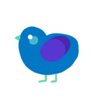 The All Blue, a sapphire and indigo chicken