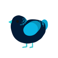 (unnamed), a tumblr and cerulean chicken with a neck-band pattern