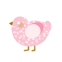 (unnamed), a rose chicken with a speckle pattern