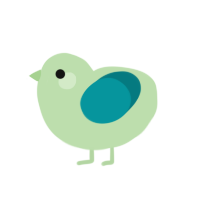 (unnamed), a gluppy and teal chicken