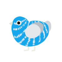 (unnamed), a sky and mist chicken with a bar pattern