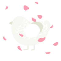Spirit, a white chicken with a half-lace pattern