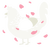 A white chicken with a half-lace pattern