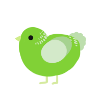 (unnamed), a grass and gluppy chicken with a neck-band pattern