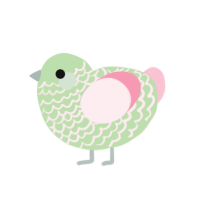 Kandi Powder, a gluppy and rose chicken with a lace pattern