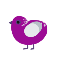 (unnamed), a plum and mist chicken with a neck-band pattern