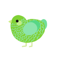 (unnamed), a grass and spring chicken with a lace pattern
