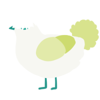 A white and lemon chicken