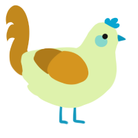 A apple and ochre chicken