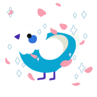 A cerulean and white chicken with a head pattern