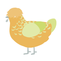 A honey and lemon chicken with a half-lace pattern