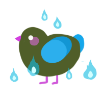 A olive and sky chicken
