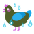A olive and sky chicken