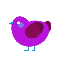 A amethyst and wine chicken