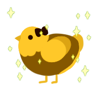 A leaf and vermilion chicken with a head pattern